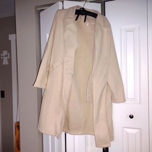 Beige peacoat